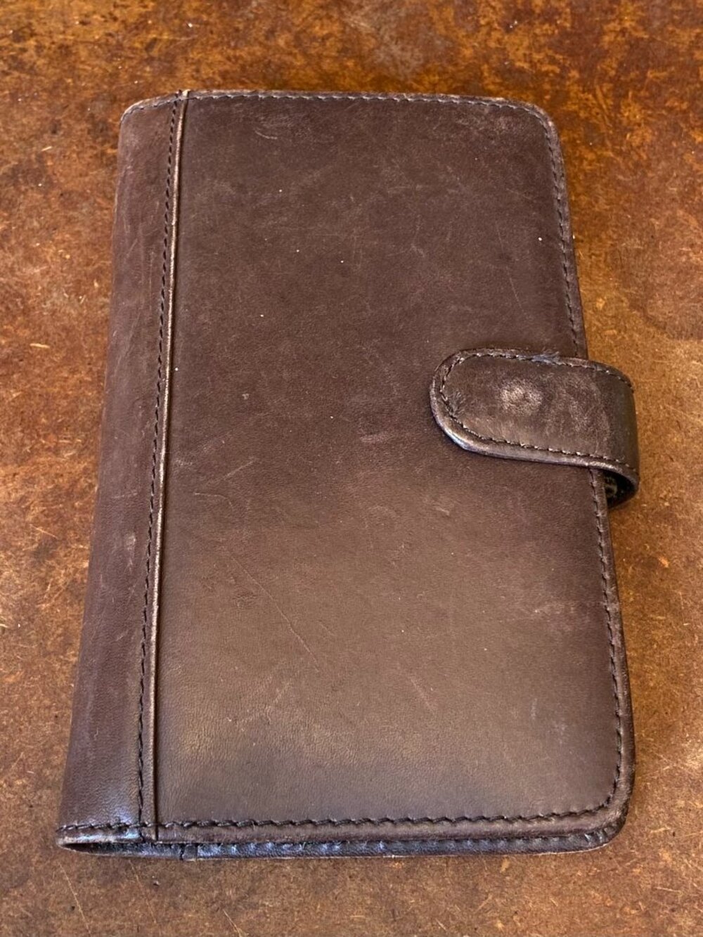 Vintage 1990s Wilson's Leather Day Planner Address Book Journal